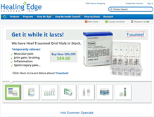 Tablet Screenshot of healingedge.net